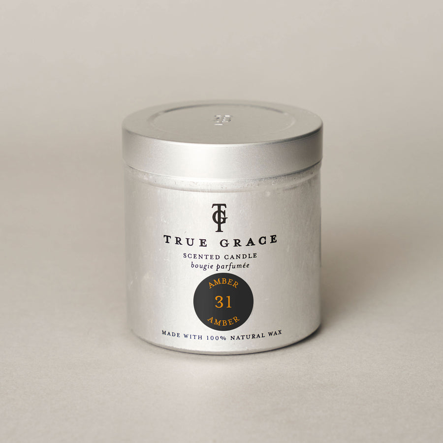 Amber Tin Candle | True Grace