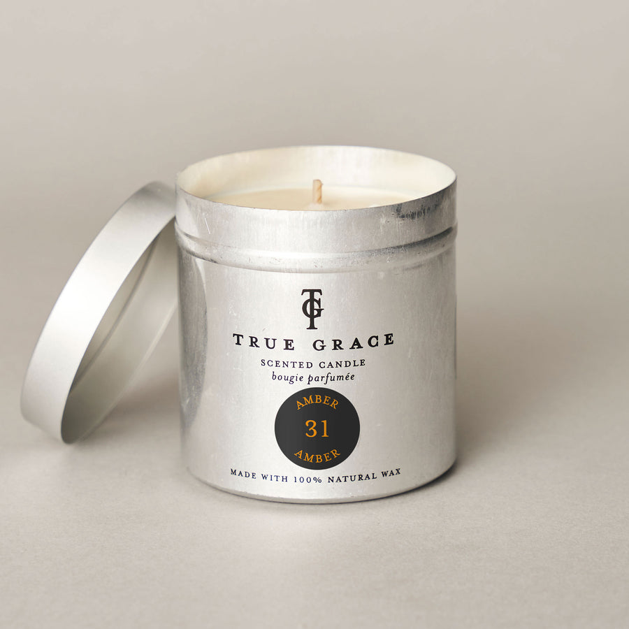 Amber Tin Candle | True Grace