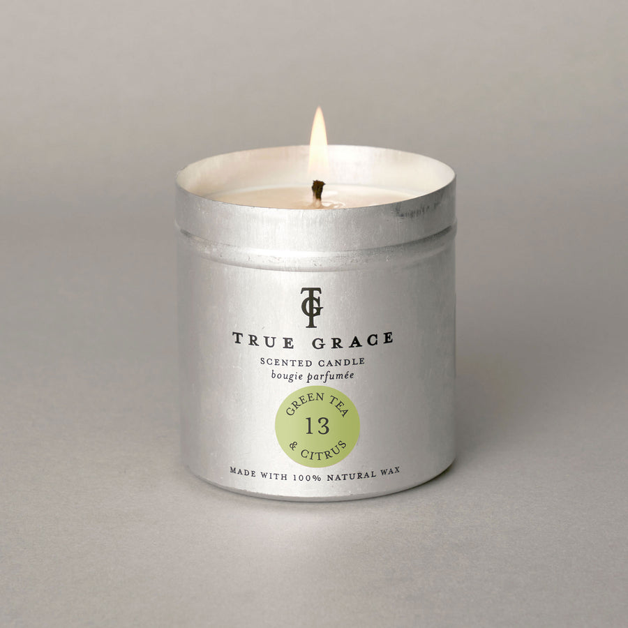 Green Tea & Citrus Tin Candle | Makers Yard