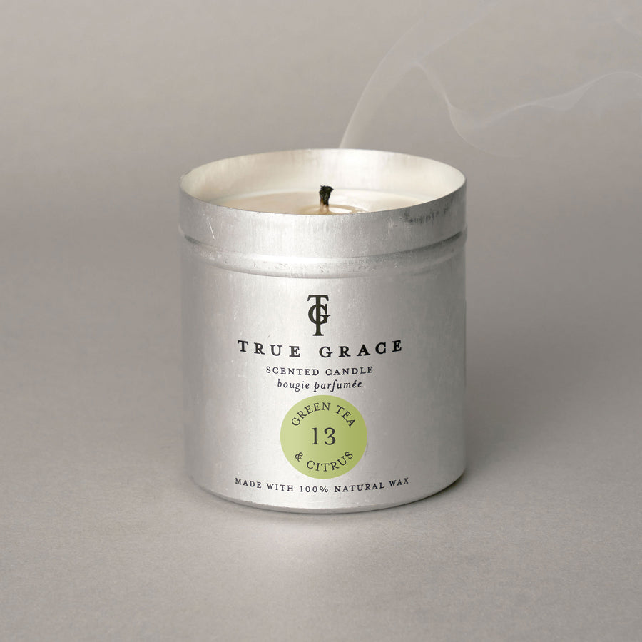 Green Tea & Citrus Tin Candle | Makers Yard