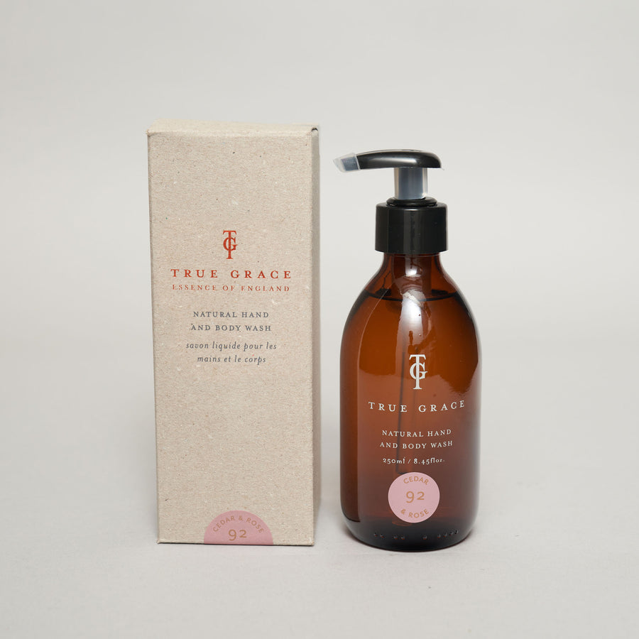 Cedar & Rose 240ml Hand & Body Wash | Makers Yard
