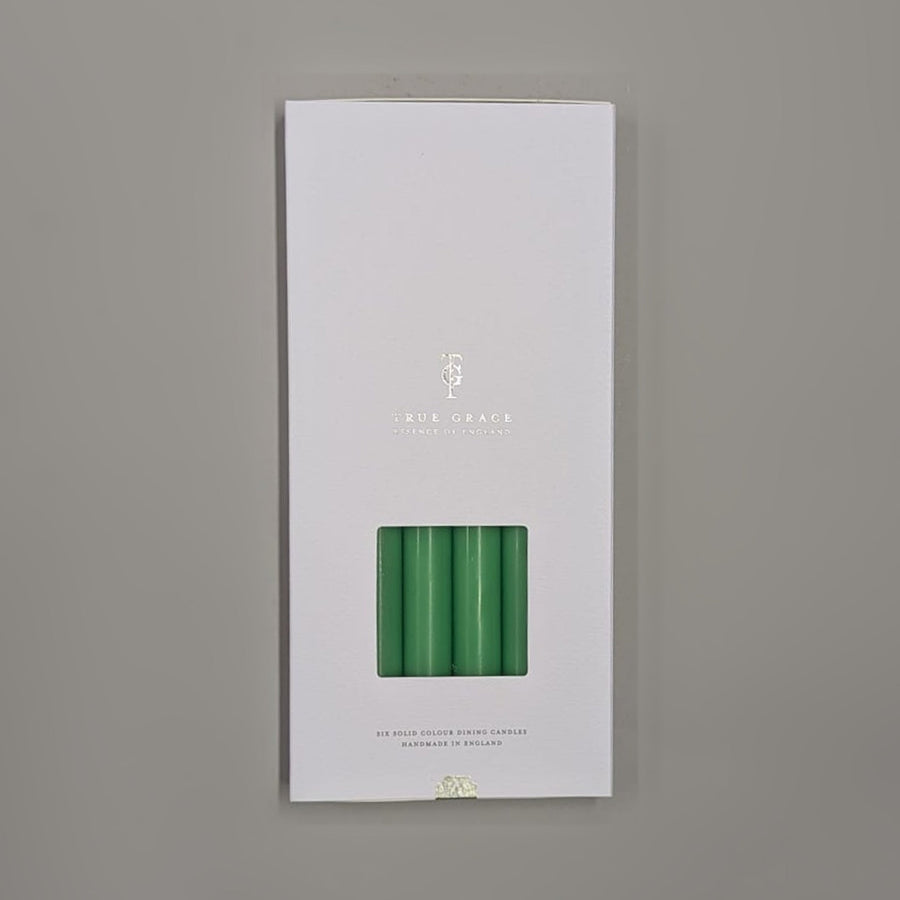 Peppermint Box of 6 Dining Candles | True Grace