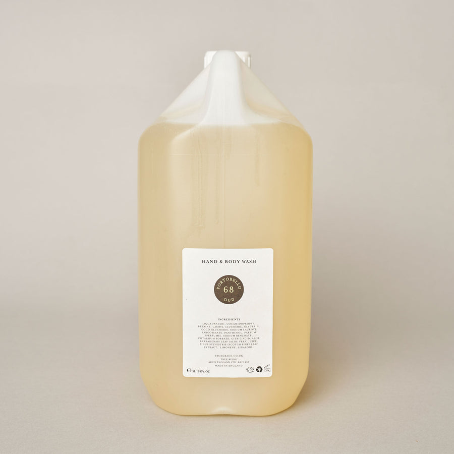 Portobello Oud 5 Litre Hand & Body Wash Refill | True Grace